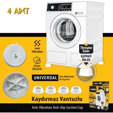 Sgs Çamaşır Makinesi Titreşim Önleyici Kaydırmaz Ayak Seti - 4 Parça