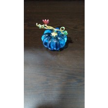 Es Dekor 6 cm Yuvarlak H. 5.5 cm Cam Balkabak 1 Adet