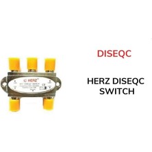 Zemira Herz 4x1 950-2400MHZ 3db Diseqc Switch Uydu Birleştirici