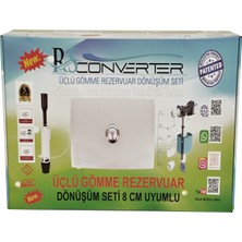 Rs Converter Rsconverter Gömme Rezervuar Üçlü Dönüşüm Seti Tamir ve Değişim Kiti 8 cm Gömme Rezervuarlar Için Uyumludur