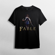 Pixxa Fable Unisex %100 Pamuklu Bisiklet Yaka T-Shirt Model 1