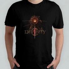 Pixxa Divinity Unisex %100 Pamuklu Bisiklet Yaka T-Shirt Model 1