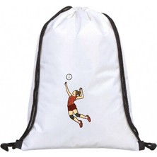 Hero Tasarım Voleybolcu - Ipli Spor Sırt Çantası - Günlük - Okul 35*45CM One Size | BLL4915