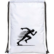Hero Tasarım Koşu - Ipli Spor Sırt Çantası - Günlük - Okul 35*45CM One Size | HR1029