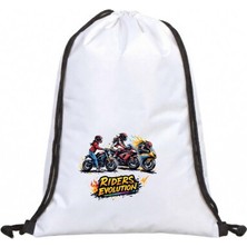 Hero Tasarım Motor Rider - Ipli Spor Sırt Çantası - Günlük - Okul 35*45CM One Size | HR0110
