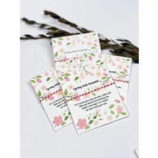 Atölye Merdiven 10 Pcs Mart Wish Bracelets – Cotton, Individually Gift-Wrapped, With Meaning Cards