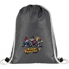 Hero Tasarım Motor Rider - Ipli Spor Sırt Çantası - Günlük - Okul 35*45CM One Size | HR0110