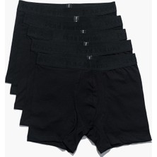 Paul Kenzie 5'li Erkek Boxer - Quite Black