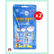 Supreme Cat Ton Balıklı ve Karidesli Sıvı Kedi Ödül Maması 4 x 14 Gr( 2 Paket)