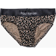 Paul Kenzie Desenli Erkek Slip Külot - Leopard