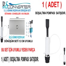 RS Converter Rsconverter Üçlü Dönüşüm Seti 12 cm Iç Takım Boşaltma Pompası 1 Adet