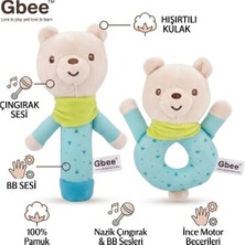 Bbsky Gbee %100 Pamuk Duyusal Gelişim Bebek Çıngırak Oyuncak - Yenidoğan Uyku Arkadaşı Hediyesi - 0 Ay ve Üzeri Için Uygun