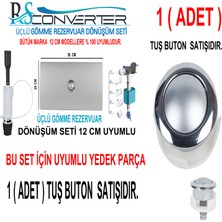 RS Converter Rsconverter Üçlü Dönüşüm Seti 12 cm Iç Takım Tuş Basma Butonu 1 Adet