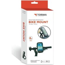 Alia Fabrik Bisiklet Telefon Tutucu Su Geçirmez Kılıflı 6.5 Inç Uyumlu 360° Dönebilen Gidon Bağlantılı