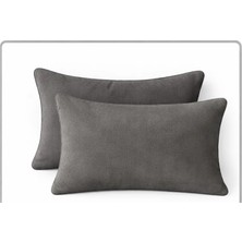 Ayzen Home 2 Li Düz Kadife 30 x 50 Kırlent Kılıfı