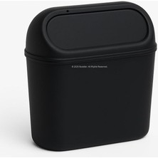 Busstier Araç Içi Çöp Kovası Kapaklı Klipsli Mini Çöp Kutusu Koltuk Arkası Siyah Organizer