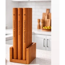 Sevba Gürgen ağacı Dekoratif Kesme Tahtası seti 3'lü