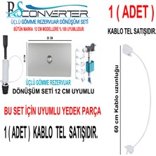 RS Converter Rsconverter Üçlü Dönüşüm Seti 12 cm Iç Takım Boşaltma Kablo Telseti 1 Adet
