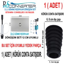RS Converter Rsconverter Üçlü Dönüşüm Seti 12 cm Iç Takım Boşaltma Alt Yatak Konik Gırtlak Contası 1 Adet