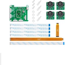 Arducam - B0397 12 Mp × 4 IMX477P Quadrascopic Kamera Kiti (Rpi, Nvıdıa® Jetson)