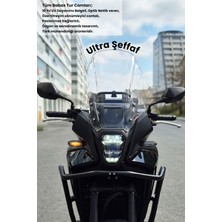 Babax Honda NX500 Uyumlu Ultra Şeffaf Tur Camı - Ön Siperlik (2024–25,26)