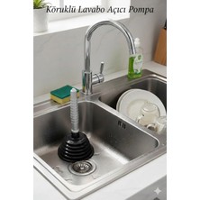 Raakmadezanmir 1 Adet Banyo Mutfak Lavabo Açma Pompası Körüklü Lavabo Açıcı Pompa 25 cm (1 Adet)
