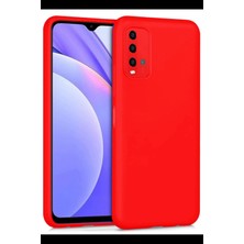 MiraLive Xiaomi Redmi 9t Kılıf Nano Içi Kadife Silikon - Kırmızı