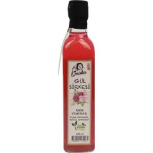 Emoka Doğal Fermante Gül Sirkesi 500ML   Cam Şişe