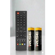 Amstrad LCD LED Kumanda Amstrad Strong 24` 32` 43` Uydulu + Pil Hediyeli