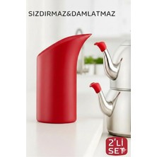 Raakmadezanmir Silikon 2li Çaydanlık Ucu Demlik Ucu Sıvı Sızdırmazmatik Damlama Önleyici (2li)