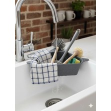 Raakmadezanmir 1 Adet Lavabo Içi Üçgen Filtre Sepeti Sebze Meyve Mutfak Süzgeci Çay Süzgeci Vantuzlu Lavabo Süzgeç Plastik