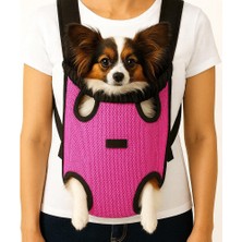 Küçük Irk Köpekler Için Pembe Ayaklı Model Ana Kucağı Çanta