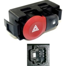 GPR Auto Parts Renault Modus Dörtlü Flaşör Anahtarı Butonu 2005-2014