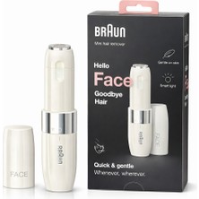 Braun Mini Yüz Tüy Alma Cihazı Pilli Kadınlar Için Hassas Tüy Alıcı Epilasyon Aleti