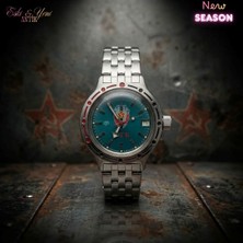 Eski Yeni Antik Vostok Amphibia Kgb Petrol Yeşili Otomatik Saat – Yeni Sezon Model