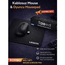 Lenovo 400 Mouse Kablosuz Wireless Legion Oyuncu Mouse Pad