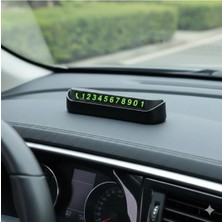 Raakmadezanmir 1 Adet Fosforlu Aç Kapa Numaratör Otomobil Park Numaratörü Telefon Numarası Araba (1 Adet)