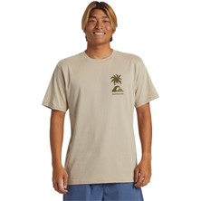 Quiksilver Tropical Breeze Mor Erkek Bej Tişört