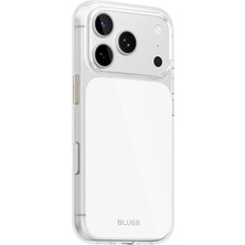 Blueo iPhone 17 Pro Max Uyumlu Magsafe Şeffaf Sararma Karşıtı Manyetik Kılıf (Crystal Drop Resistant)