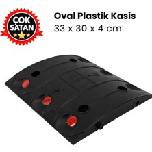 Hayat Trafik Oval Hız Kesici, Kasis 33 x 30 x 4 cm