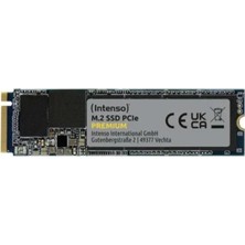 Intenso İntenso 500Gb Premium Gen.3X4 Nvme 1.3 Ssd 2100Mb-1700Mb-S Ssd Harddisk