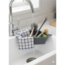 Euro Pink Vantuzlu Üçgen Lavabo Süzgeci Mutfak Evye Köşe Süzgeci