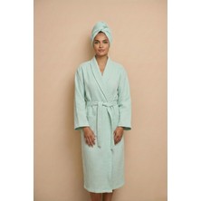 %100 Pamuk Pike Saç Bonesi Düğmeli Pratik Saç Kurulama Bakım Spa ve Yüz Yıkama Bonesi