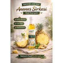 Nature's Food Bromelain Mix Şurubu Ananas Detoks Sirkesi 250ml