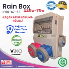 MTSevcharger 22 Kw 7.4 Kw Elektrikli Araç Şarj Cihazı Için İP66 Kombinasyon Kutusu Vıko Kacak Akım Roleli 5/32 3/32 Hallogen Free