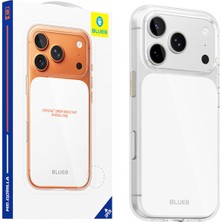 Blueo iPhone 17 Pro Uyumlu Magsafe Şeffaf Sararma Karşıtı Manyetik Kılıf (Crystal Drop Resistant)