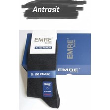 Emre Erkek Pamuklu Likralı Soket Çorap 361 - 12 Adet