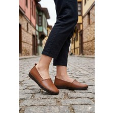 Voyager 7233-1 Anatomik Rahat Esnek Hakiki Deri Kadın Ayakkabı