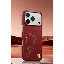 Blueo iPhone 17 Pro Uyumlu Blaze Steed Aramid Fiber Magsafe Premium Manyetik Kılıf