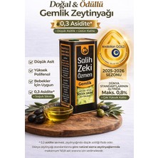 Salih Zeki Özmen Gemlik Erken Hasat Soğuk Sıkım Zeytinyağı 1lt | Düşük Asitli | Yüksek Polifenol | Uluslararası Ödüllü